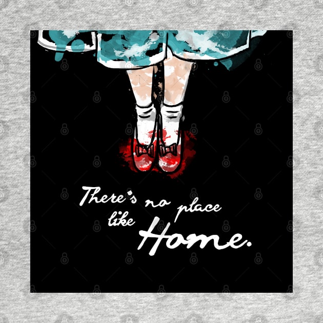 There's No Place like Home Watercolour by HannahPalmerArt